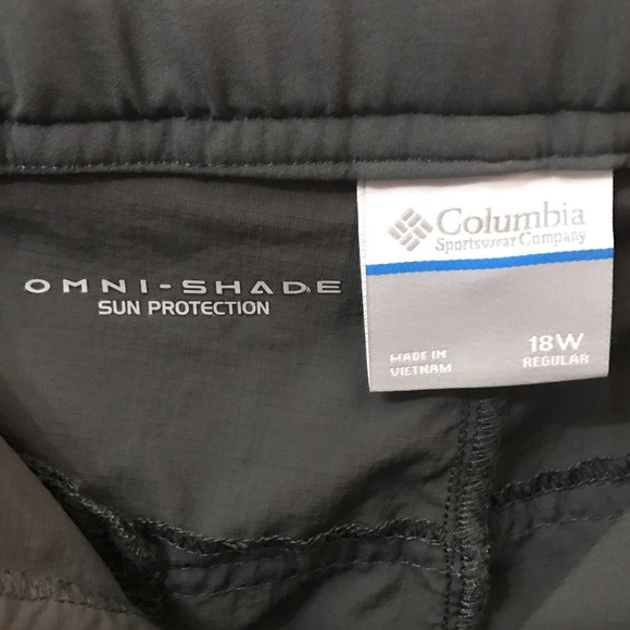 Columbia Convertible Cargo Pants Shorts Omni-Shade Sun Protection 18 W - Picture 13 of 14